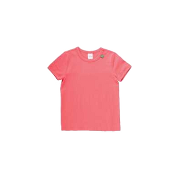 Tricou Alfa uni corai din bumbac organic