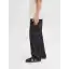Pantaloni carpenter negri băieți cu cusături contrastante