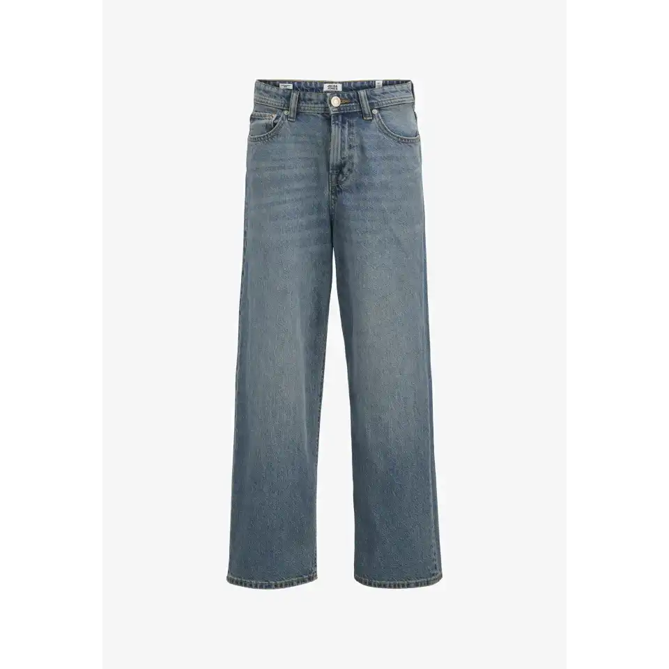 Jeans extra baggy băieți cu talie înaltă