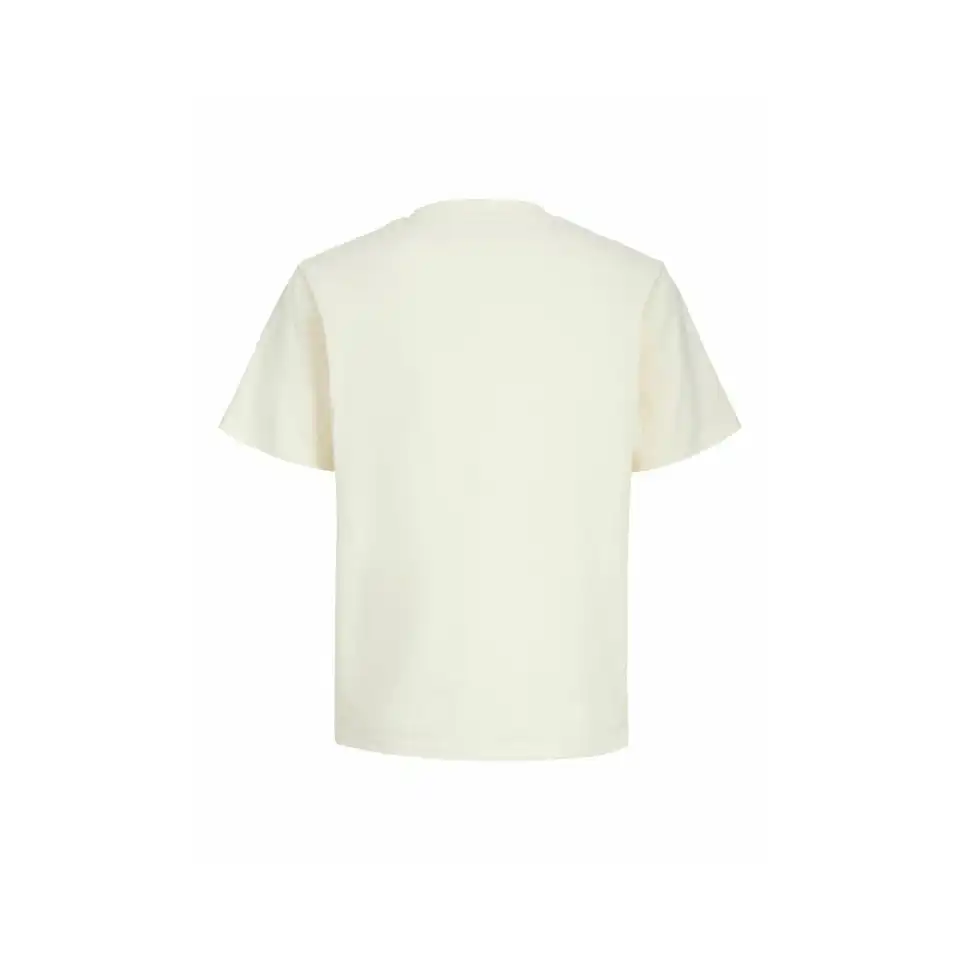 Tricou galben pal băieți cu imprimeu grafic frontal
