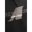 Tricou negru băieți cu imprimeu grafic frontal