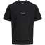 Tricou negru băieți cu logo mic JJ Studios