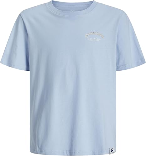 Tricou bleu băieți cu imprimeu pe spate