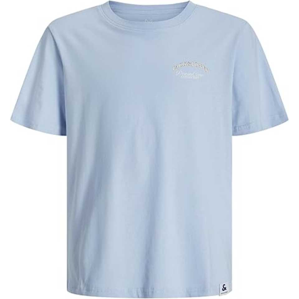 Tricou bleu băieți cu imprimeu pe spate