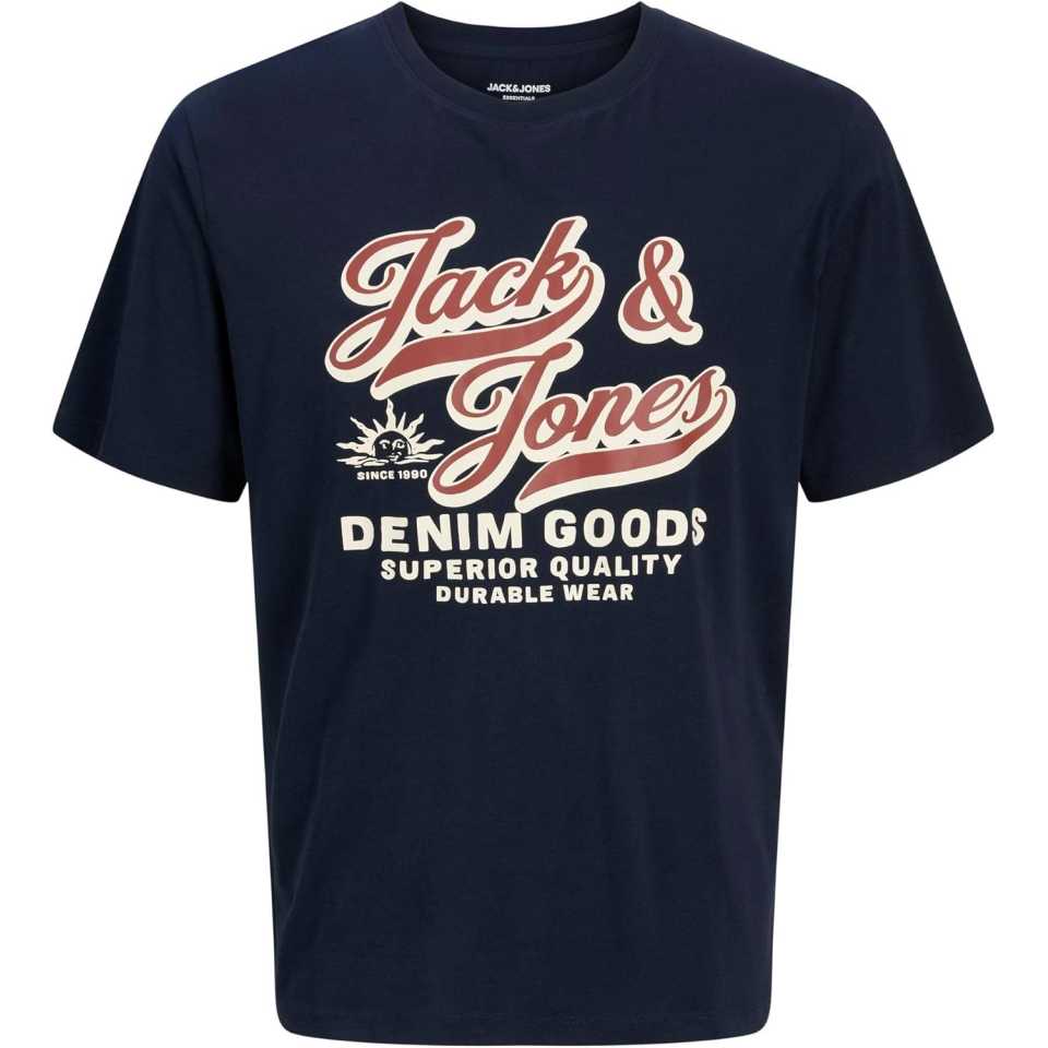 Tricou bleumarin băieți cu logo bicolor