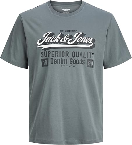 Tricou gri băieți cu logo bicolor