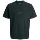 Tricou verde închis băieți cu imprimeu discret