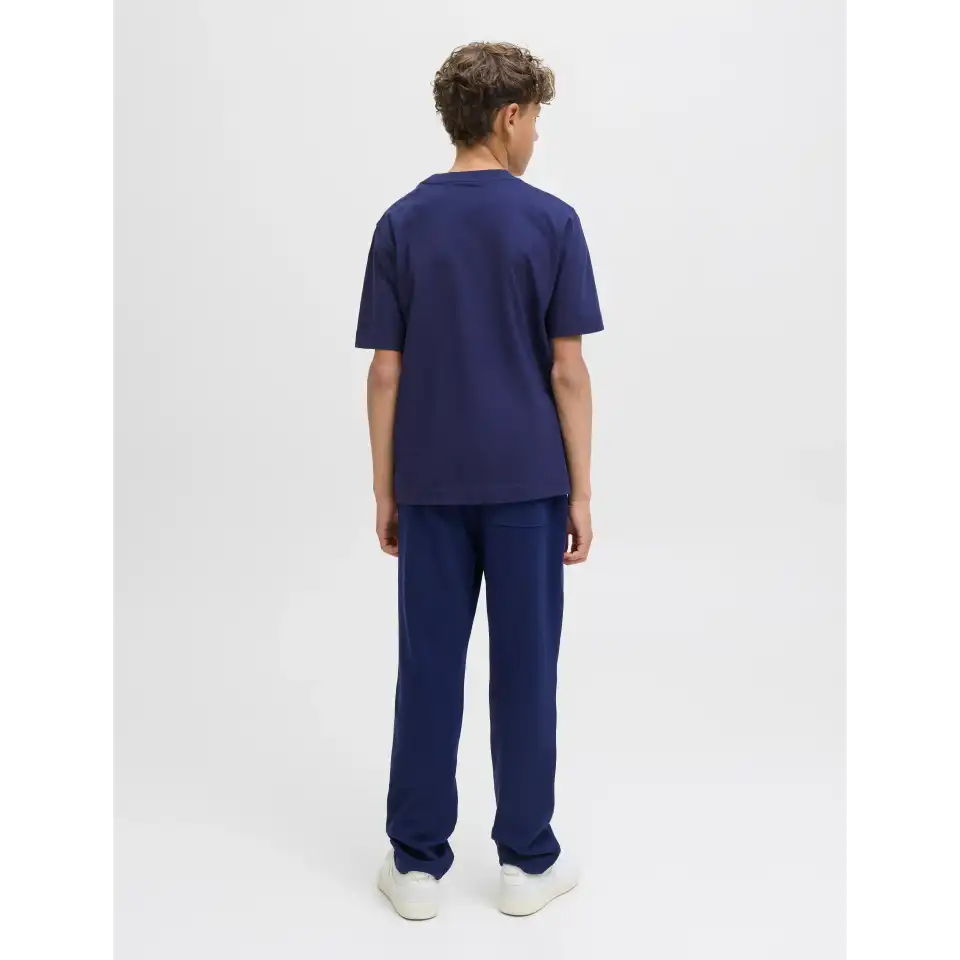 Tricou bleumarin băieți cu imprimeu discret