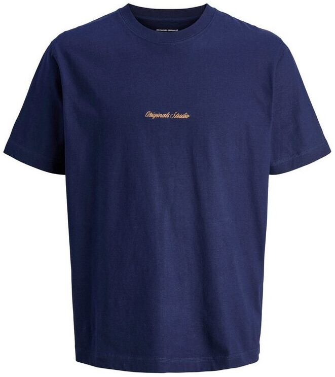 Tricou bleumarin băieți cu imprimeu discret