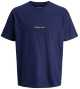Tricou bleumarin băieți cu imprimeu discret