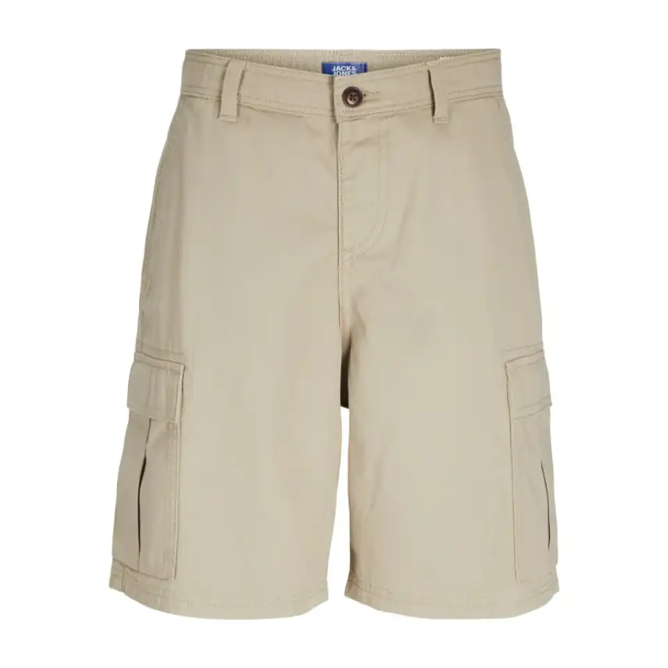 Pantaloni scurți cargo bej băieți din bumbac