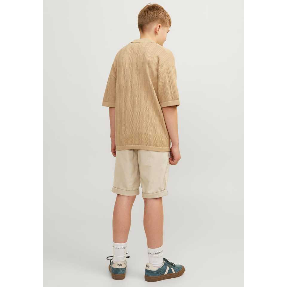 Pantaloni scurți chino bej băieți regular fit