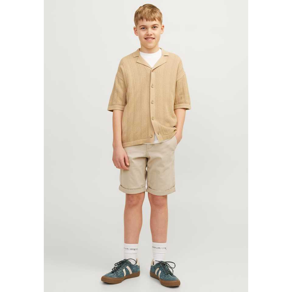 Pantaloni scurți chino bej băieți regular fit