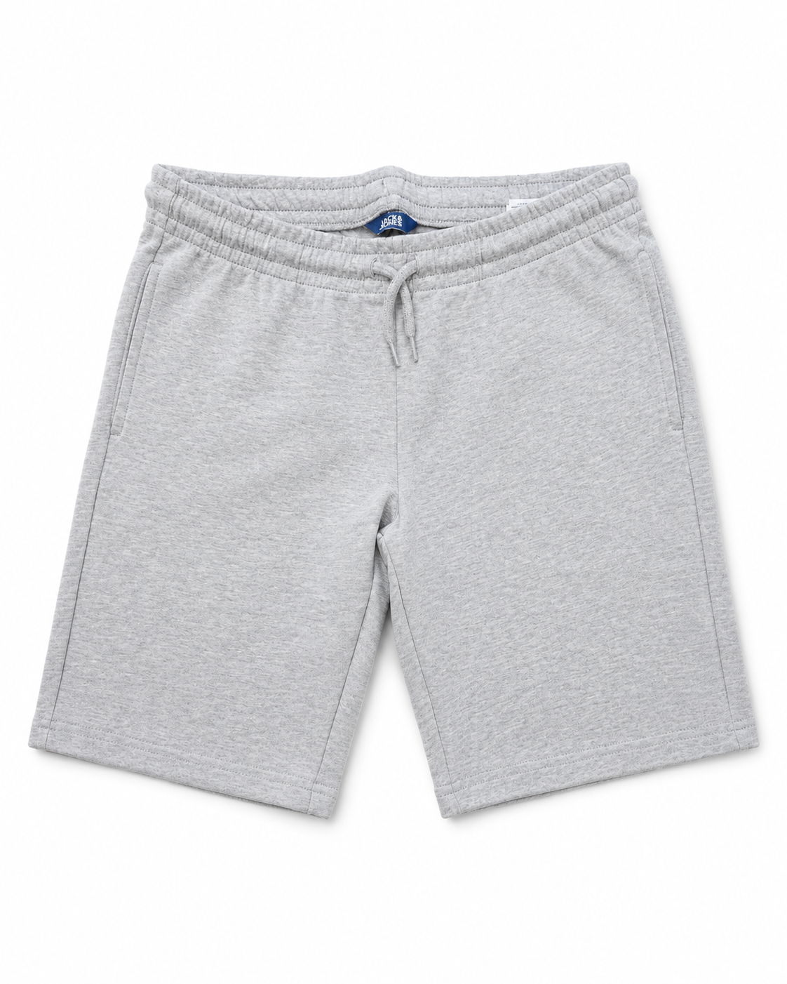 Pantaloni scurți gri melanj băieți din material tip sweat