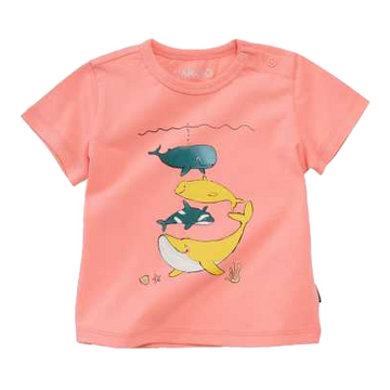 Tricou corai din bumbac organic