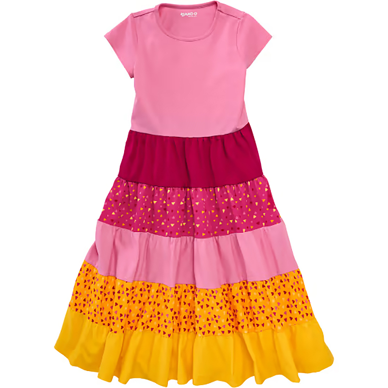 Rochie cu volane și imprimeu vesel