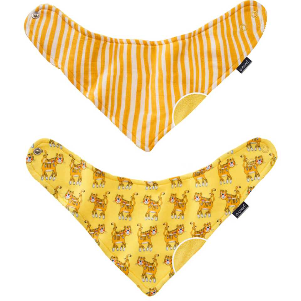 Set bavete bebe de culoare galbenă