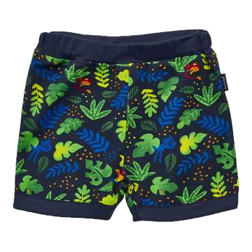 Pantaloni scurți cu imprimeu frunze