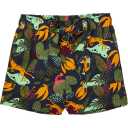 Pantaloni scurți cu imprimeu frunze