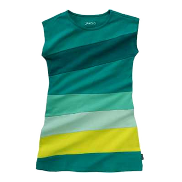 Rochie cu dungi verzi si galben