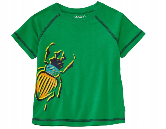 Tricou verde cu gândăcel