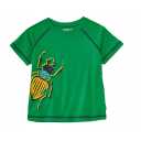 Tricou verde cu gândăcel