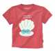 Tricou roșu cu imprimeu scoică