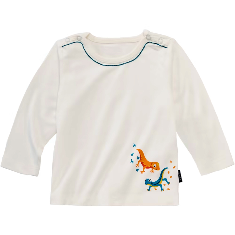 Bluză albă cu imprimeu dinozauri