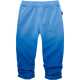 Pantaloni 3/4 albastru ombre cu fronseuri laterale