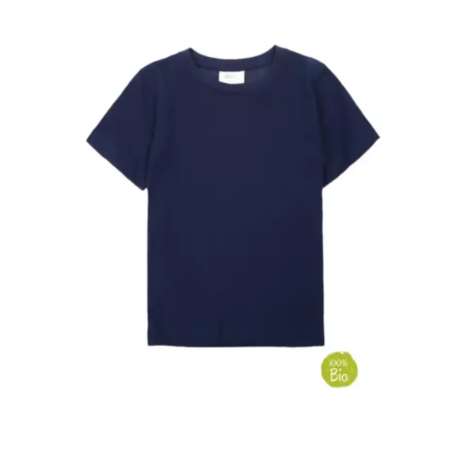 Tricou bleumarin din bumbac organic