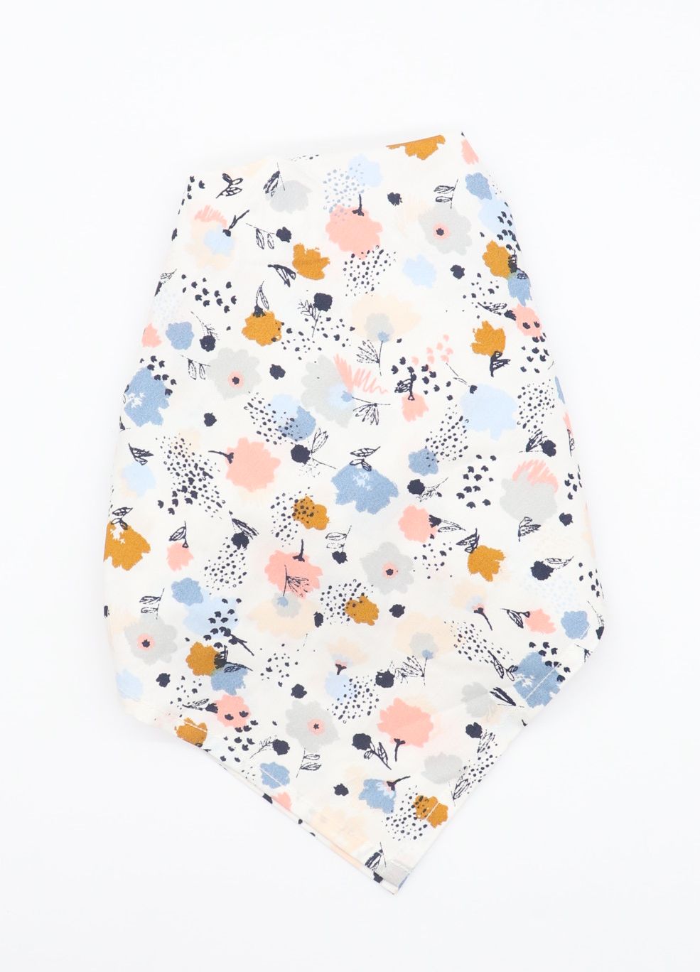 Bandană din bumbac organic cu imprimeu floral