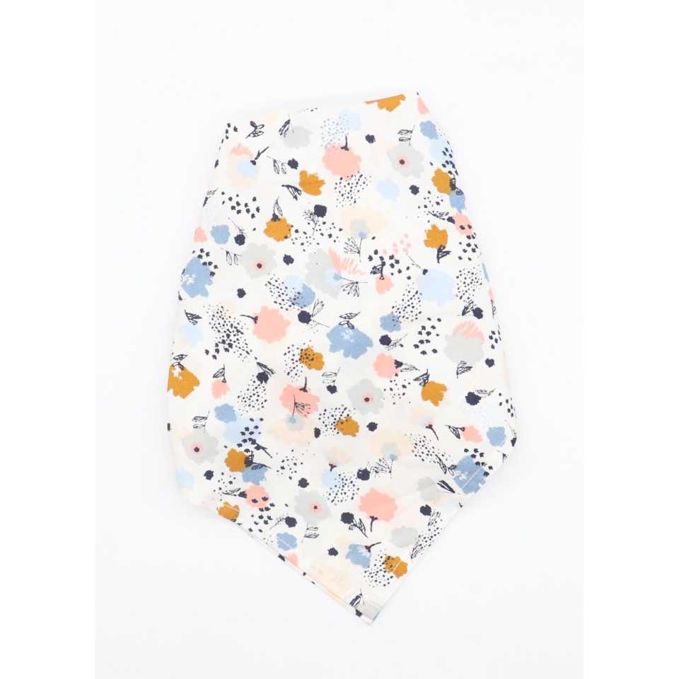 Bandană din bumbac organic cu imprimeu floral