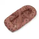 Baby nest din bumbac organic maro roșcat
