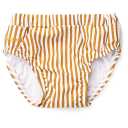 Chiloței de înot pentru bebeluși cu dungi galbene înguste