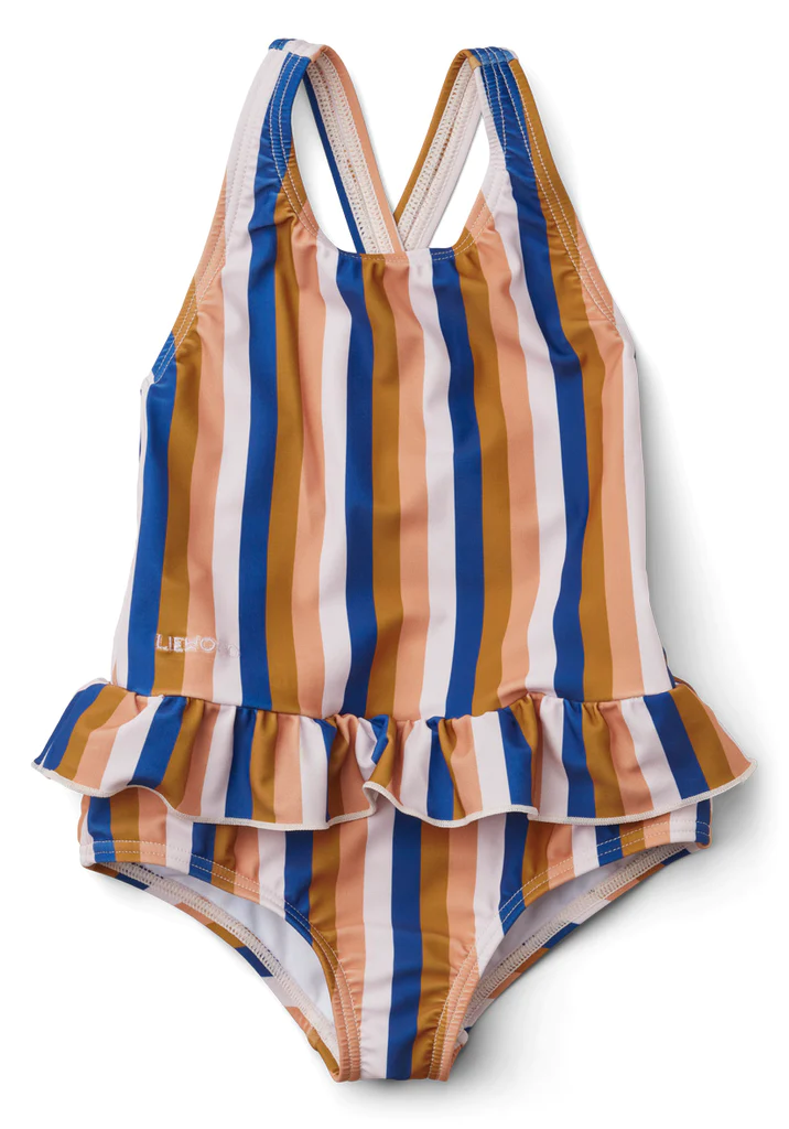 Costum de baie întreg cu volănaș Amara