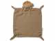 Păturică cuddler dino din bumbac organic, bej, 35x35cm