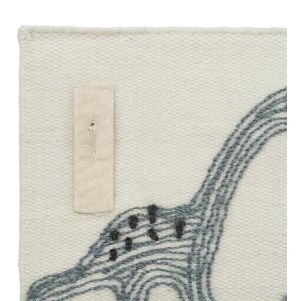 Covoraș decorativ din lână cu dinozauri 45×65 cm