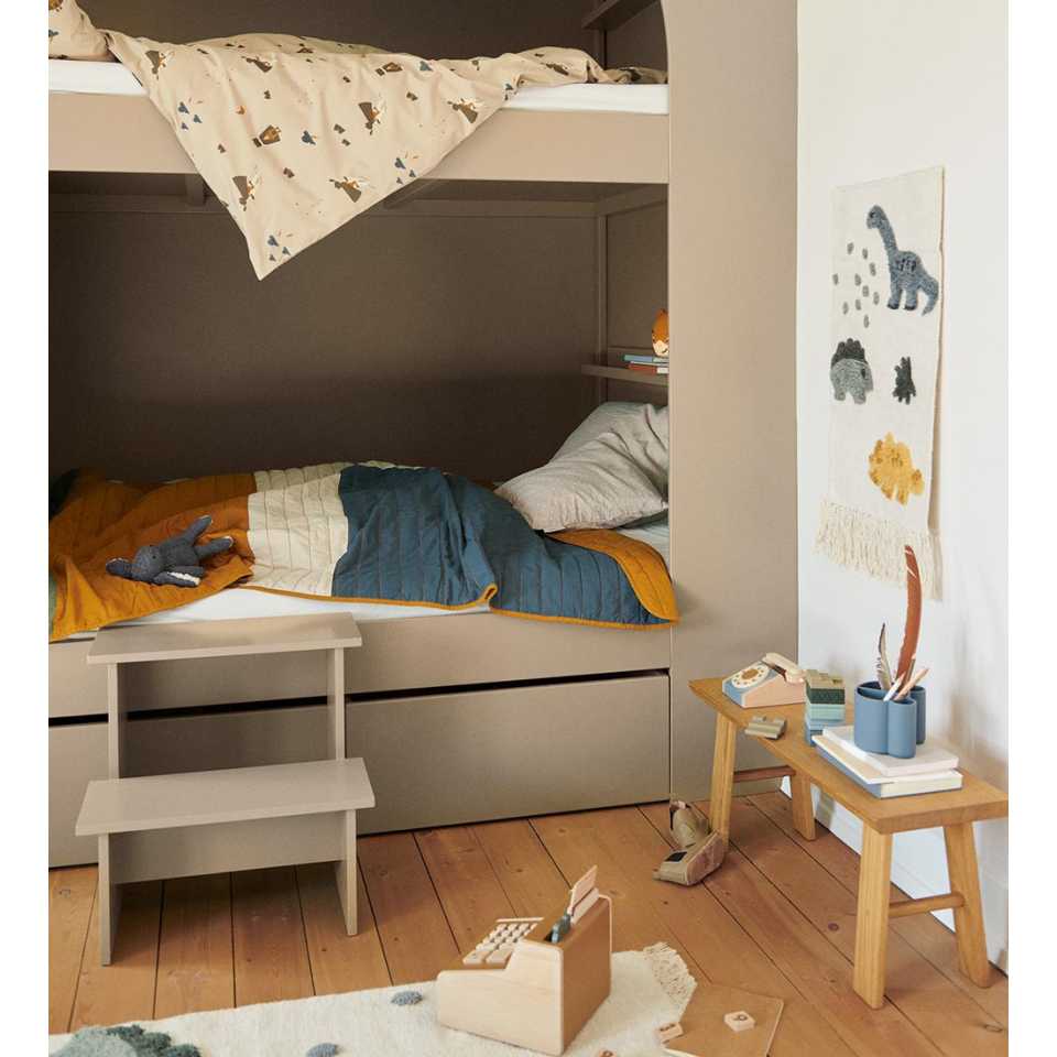 Covoraș decorativ din lână cu dinozauri 45×65 cm