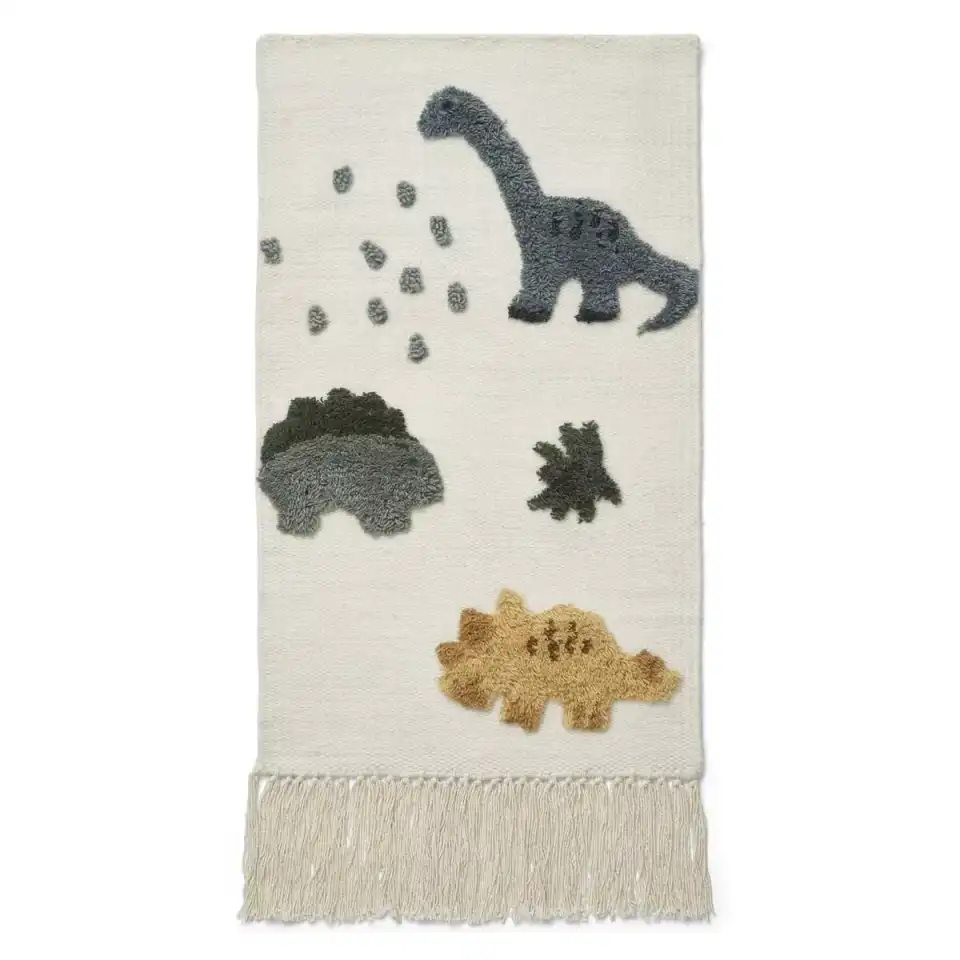 Covor din lână cu dinozauri 150×105 cm