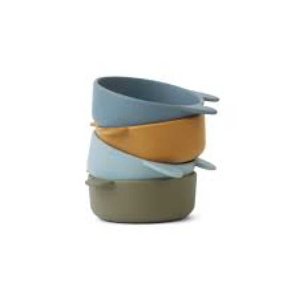 Set 4 boluri din silicon Iggy golden caramel