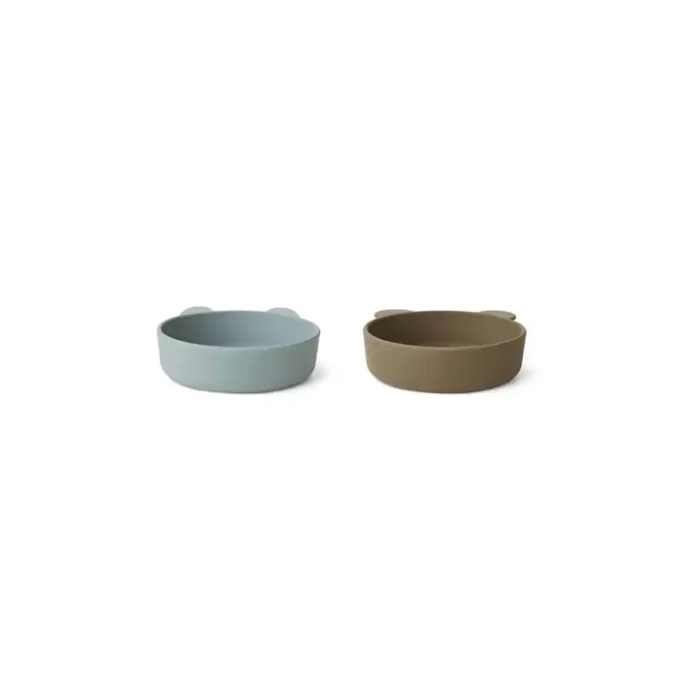 Set 2 boluri din silicon Vanessa cu urechiușe