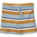 Pantaloni de înot Otto cu dungi albastru muștar crem