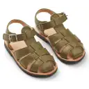 Sandale din piele Brook, kaki