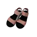 Sandale ușoare Blumer, roz închis/negru