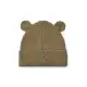 Căciuliță cu urechiușe din bumbac organic kaki