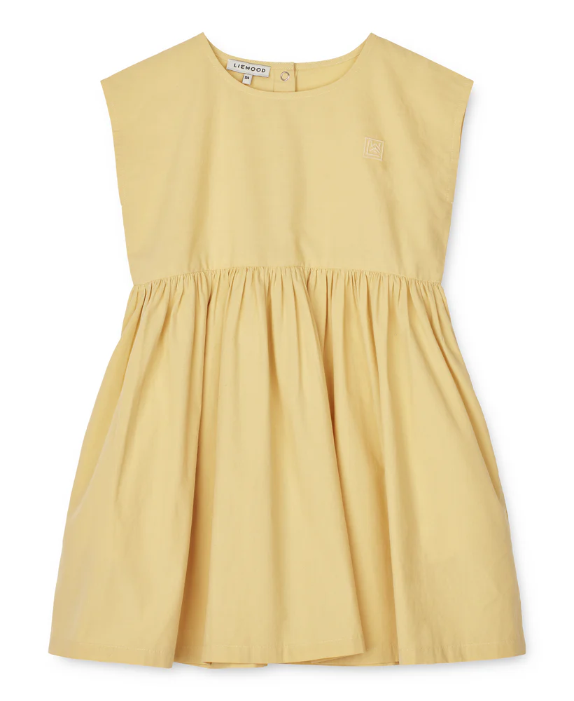 Rochie lejeră din bumbac organic Nira, jojoba