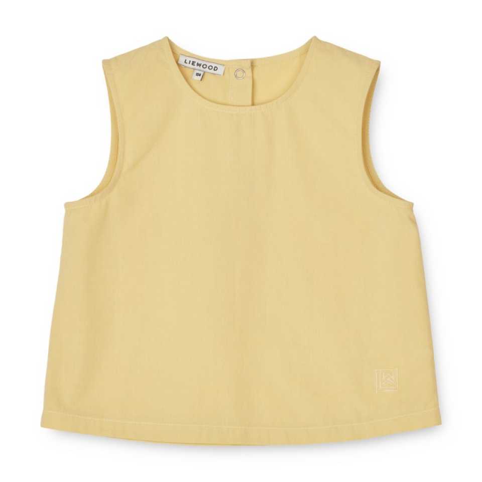 Maiou lejer din bumbac organic, galben