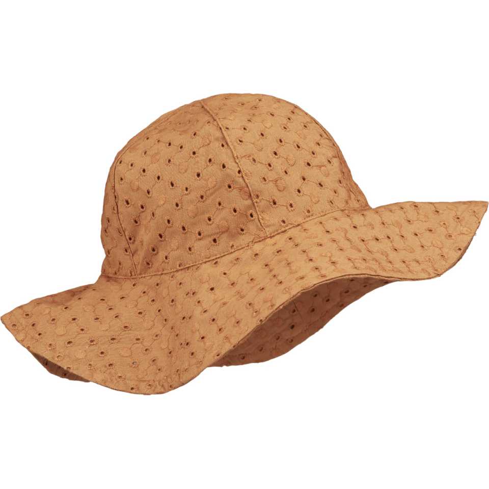 Pălărie de soare Amelia din bumbac brodat