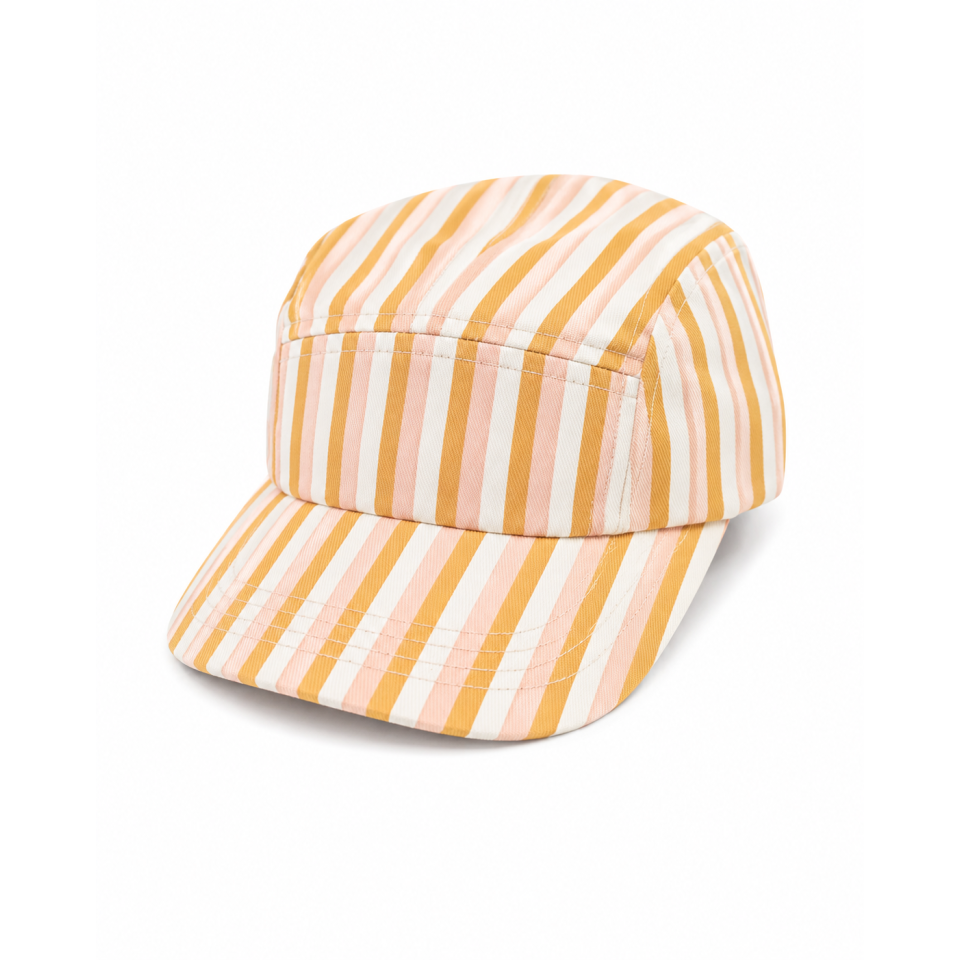 Șapcă în dungi Rory, Peach/Sandy/Yellow Mellow