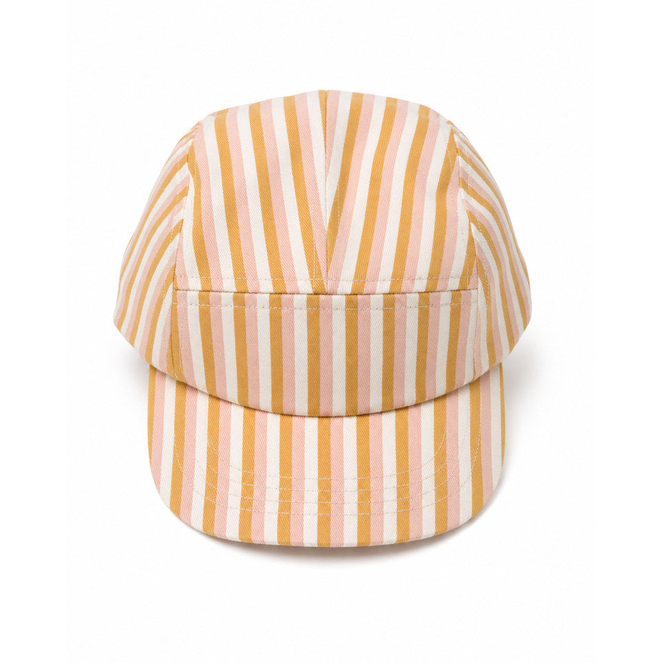 Șapcă în dungi Rory, Peach/Sandy/Yellow Mellow